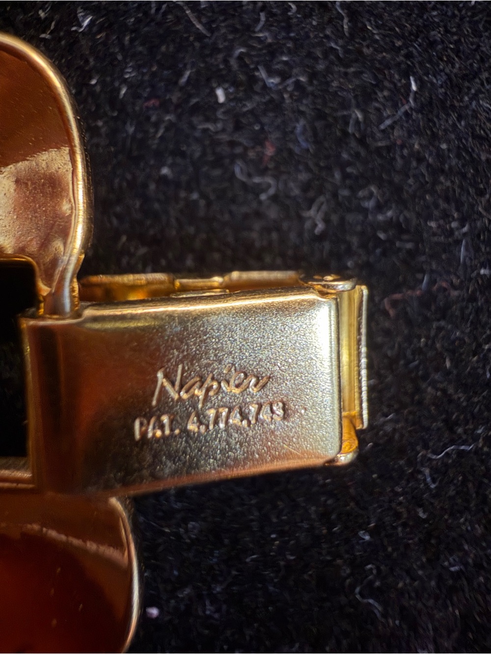 Napier Bold Gold Link Necklace - Picture 5 of 5